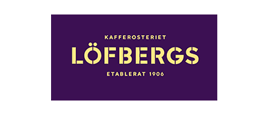 Löfbergs lila logo