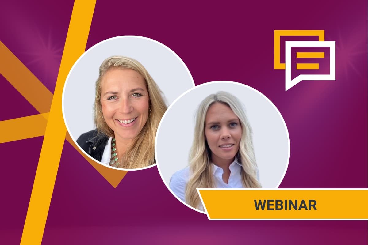 Webinar med Johanna Asp och Erica Malmqvist