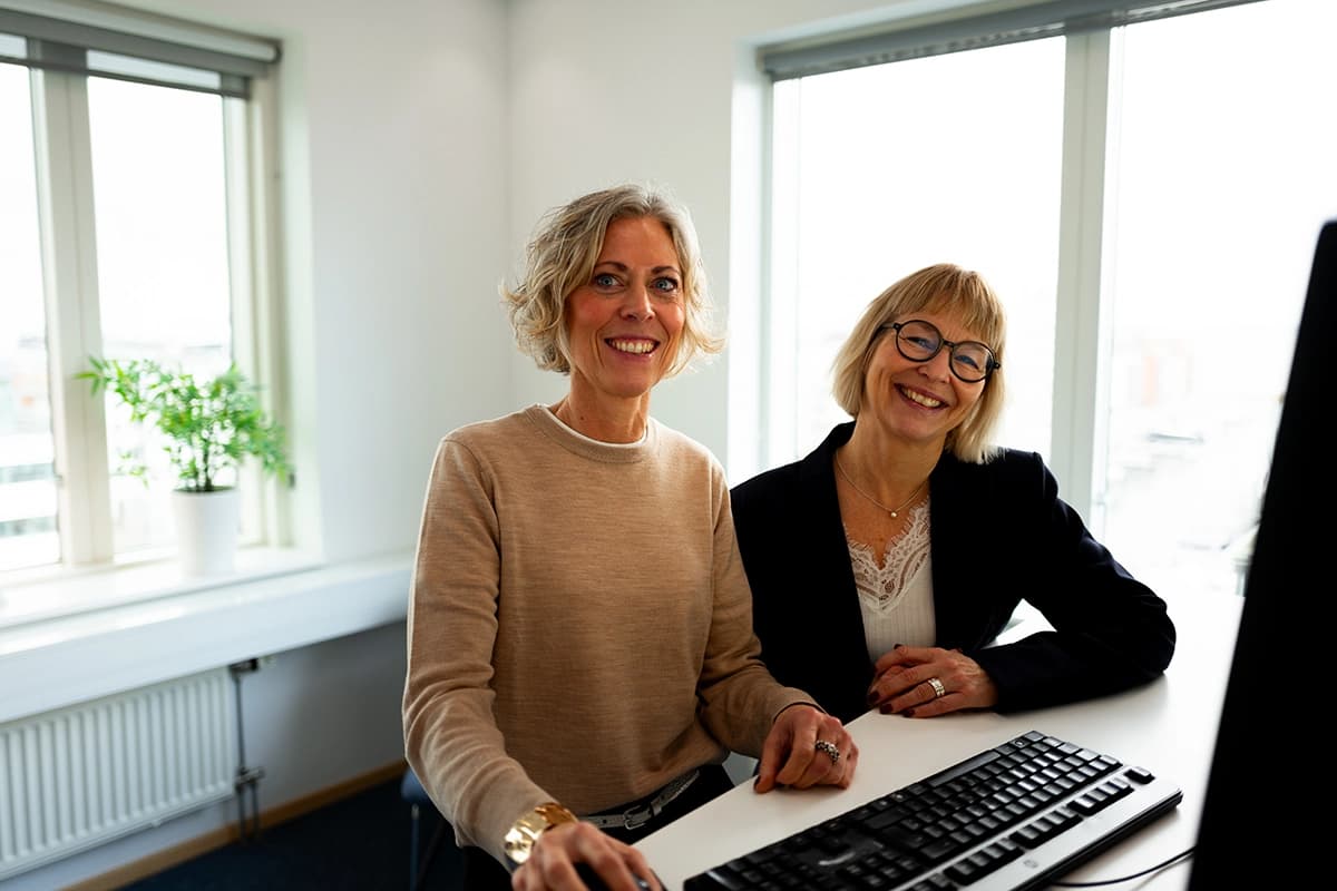 Sara Widegård och Cecilia Tibatt på Danir