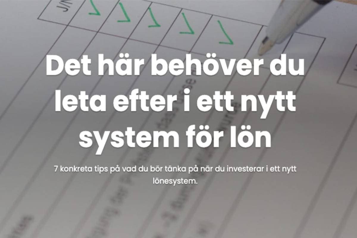 Det här behöver du leta efter i ett nytt system för lön