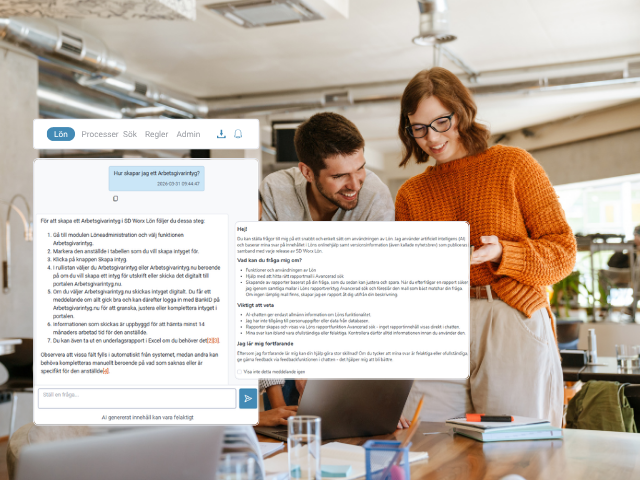 SD Worx Assist i SD Worx Lön